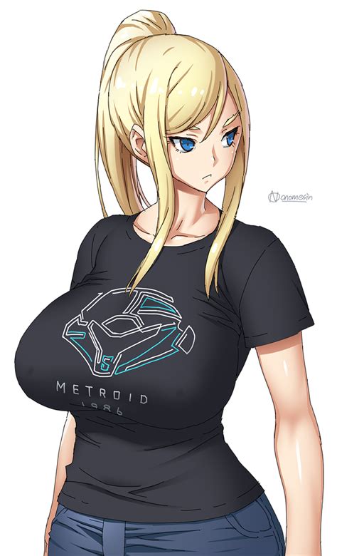 Samus Wearing The New Metroid T Shirt From Uniqlo Metroid Know Your Meme