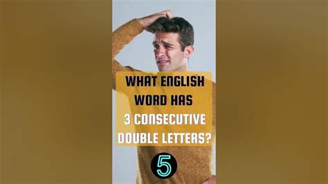 What English Word Has 3 Consecutive Double Letters Challenging Riddle