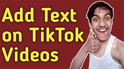 How To Add Text On TikTok Video 2 Methods YouTube