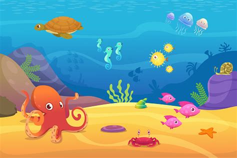 Underwater Cartoon Background Get Yours From 1000