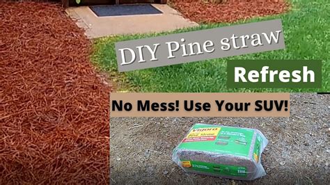 Pine Straw Refresh Diy Vigoro Long Leaf Bagged Youtube