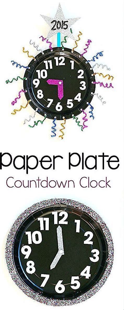 Diese kostenlosen teelicht botschaften zum ausdrucken sind der hingucker auf deiner. Silvester mit Kindern: Countdown-Uhr basteln mit ...