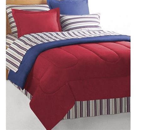 Redblue Reversible Nautical Bedding Set Bed In A Bag