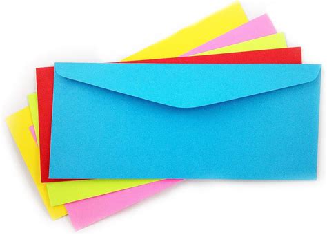 Endoc 10 Multi Color Envelopes 24lb Paper Colored