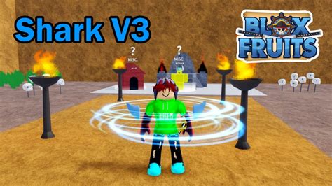 How To Get Shark Race V And V In Blox Fruits All Flower Locations