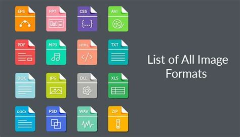 100 File Formats In The List Of All Image Formats