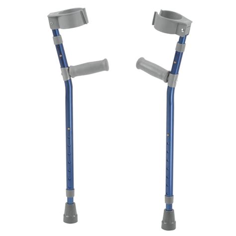 Pediatric Forearm Crutches Medium Knight Blue Pair Mymedicaloutlet