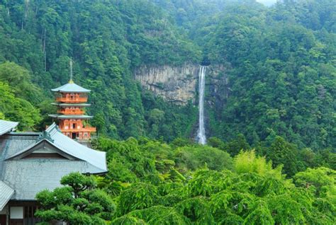 Nachi Falls And Kumano Nachi Taisha Grand Shrine Kii Peninsula
