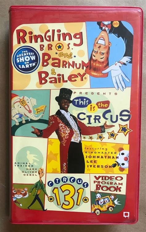 Ringling Bros Barnum Bailey Circus Video Program VHS 131st Edition EBay