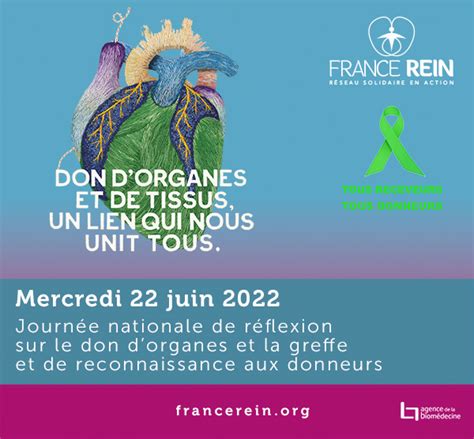 22 Juin 2022 Journée Nationale De Réflexion Sur Le Don Dorganes Et