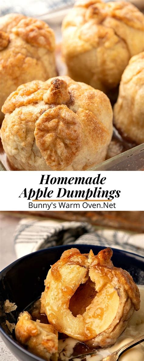 Homemade Apple Dumplings Apple Dumplings Apple Dumpling Recipe Recipes