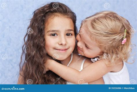 1515 Two Cute Little Sisters Hugging Stock Photos Free And Royalty