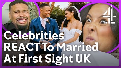 Celebs React To Married At First Sight Uk And More Celebrity Gogglebox Youtube