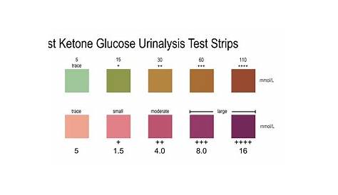 ketone strips color chart meaning