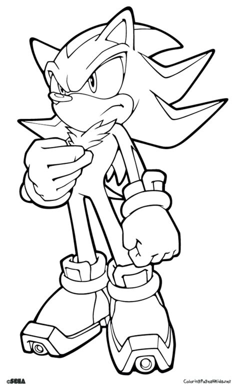 Shadow the hedgehog coloring page. Shadow the hedgehog of sonic x - Shadow The Hedgehog Photo ...