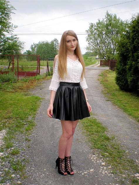 Must Try Ideas For Mini Skirt Blogspot Leather Skater Skirt Skater