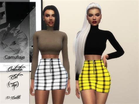 Constantia Top By Camuflaje At Tsr Sims 4 Updates