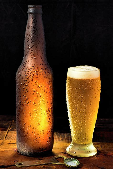 Ice Cold Beer Freshly Poured Photograph By Daniel Hagerman