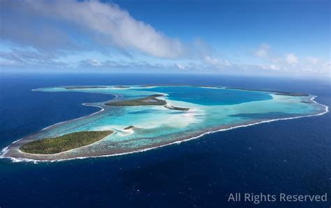 Overflightstock Tetiaroa Atoll Tropical Islands Of French Polynesia