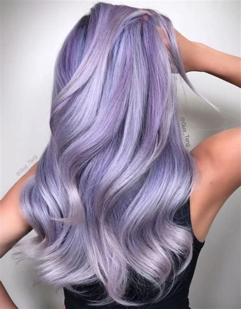 Hairstyle Trends 26 Hottest Silver Purple Hair Colors Are Right Here