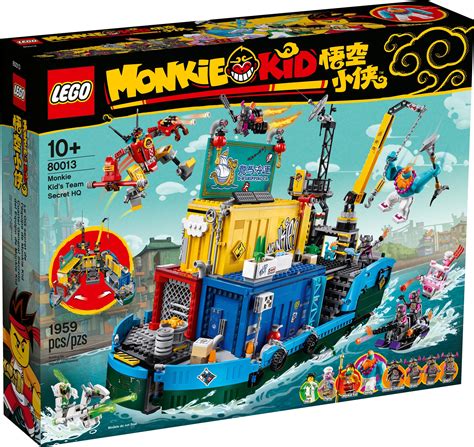 Lego Monkie Kid 80013 Monkie Kids Team Secret Hq Mattonito