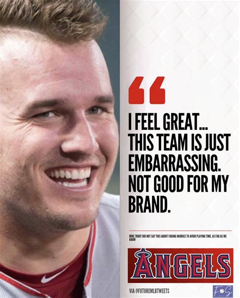 Fax Sports Mlb On Twitter Report Mike Trout Claims Hes Faking