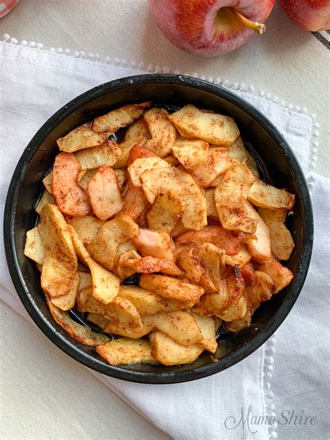 apples air fried spiced recipes recipe fryer fry gluten cooked mamashire spice let sliced baked oven cook