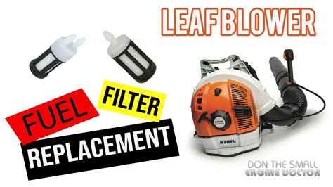 Keep Your Leaf Blower Running Smoothly Fuel Filter Replacement👍 Youtube