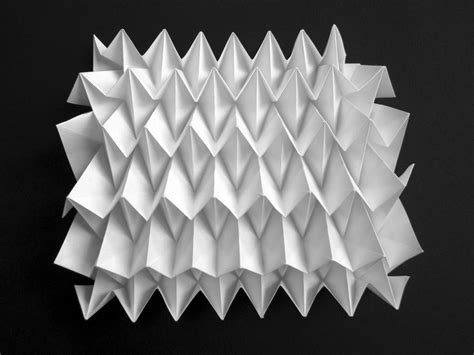 V Pleat Jackson Origami Architecture Paper Folding Paper Folding