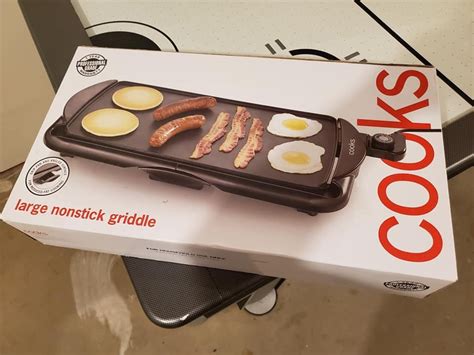 Maintain the desired cooking temperature automatically with the control master® heat control. New cooks by jcpenney home electric large nonstick griddle ...