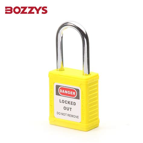 638mm Insulated Nylon Shackle Safety Padlock With Master Key For
