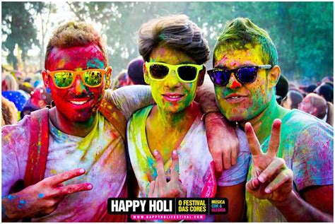 Happy Holi Friends Colorful Festival Picsmine