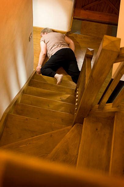 Royalty Free Woman Falling Down Stairs Pictures Images And Stock