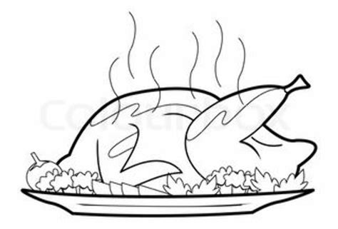 Download High Quality Chicken Clipart Black And White Cooked