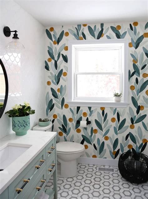 How To Paint Over Wallpaper In A Bathroom Diy Fynes Designs