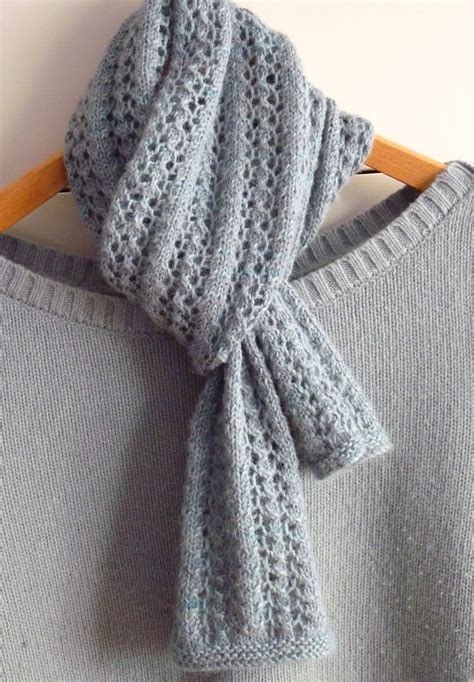 Scarf Lovely Free Pattern For A Simple Lace Scarf Rav Flickr