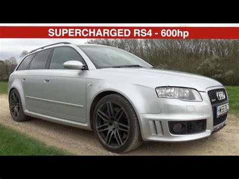 Supercharged Audi RS4 B7 Review - 600HP - YouTube