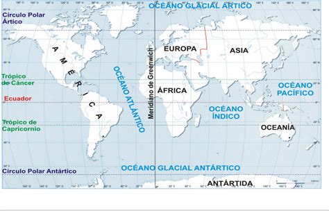 Aprender Acerca Imagen Mapa Planisferio Completo Lineas Imaginarias