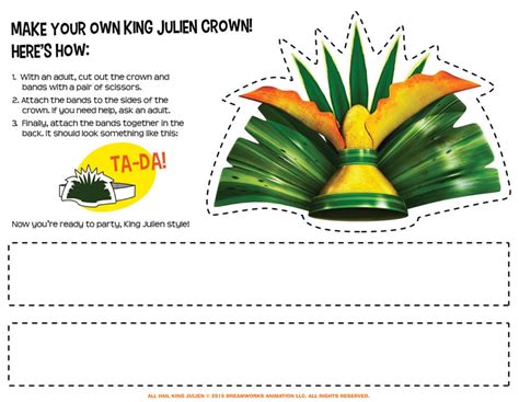 http://skgaleana.com/all-hail-king-julien-twitter-party/ | All Hail King Julien Printables 