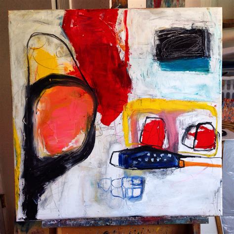 Goin Bold Oil On Canvas Abstract Artwork Original Oil Painting