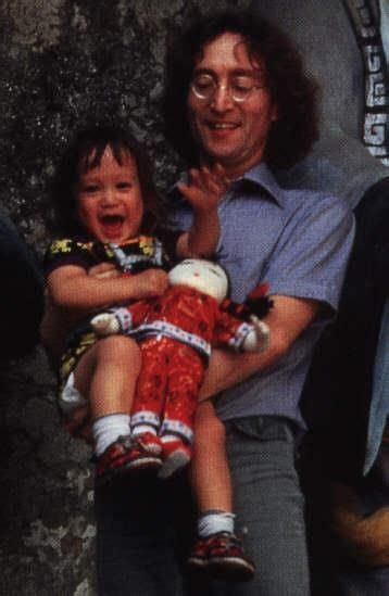 John Lennon 1940 1980 Photographié Avec Son Fils Sean Lennon Né