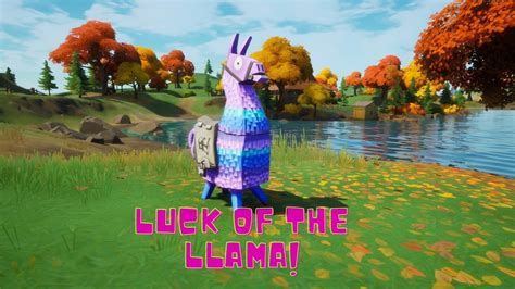 Luck Of The Llama Fortnite Battle Royale Youtube