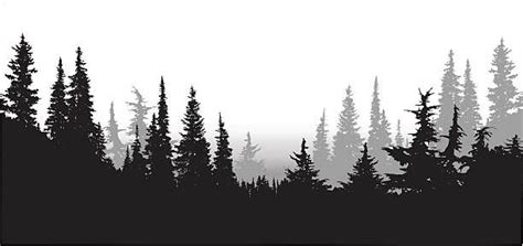 Image Result For Mountain Treeline Clipart Silhouette Tattoos