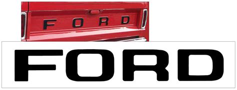 1961 66 Ford F100 And F150 Tailgate Letter Decal Set Styleside