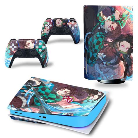 Sticker Ps5 Tanjiro Nezuko Demon Slayer Manga Imperial