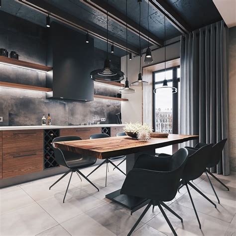 💡ДА ИЛИ НЕТ ⠀⠀⠀ 📐 Loft Apartment Designed By Leonid Sizikov
