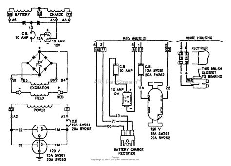 In addition to wiring diagrams, alternator identification information, alternator specifications and procedures for the replacement of an older briggs & stratton engine with a newer. Briggs and Stratton Power Products 8916-0 - 5W260, 750 Watt Dayton Parts Diagram for Electrical ...