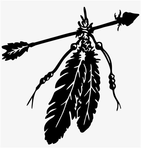 Indian Arrow With Feather Free Transparent Png Download Pngkey