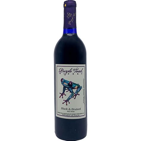 At purple toad winery, they take the quality of their wine genuinely. Purple Toad Black & Bruised | GotoLiquorStore