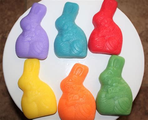 Jelly Beans Scented Large Solid Chocolate Easter Bunnies Etsy